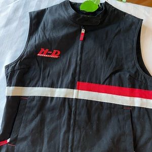 Women’s Harley Davidson black riding vest
